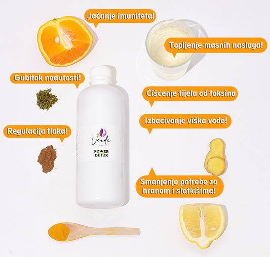 Power Detox - Prirodno čišćenje organizma: Oslobodi se nadutosti, viška kilograma i toksina